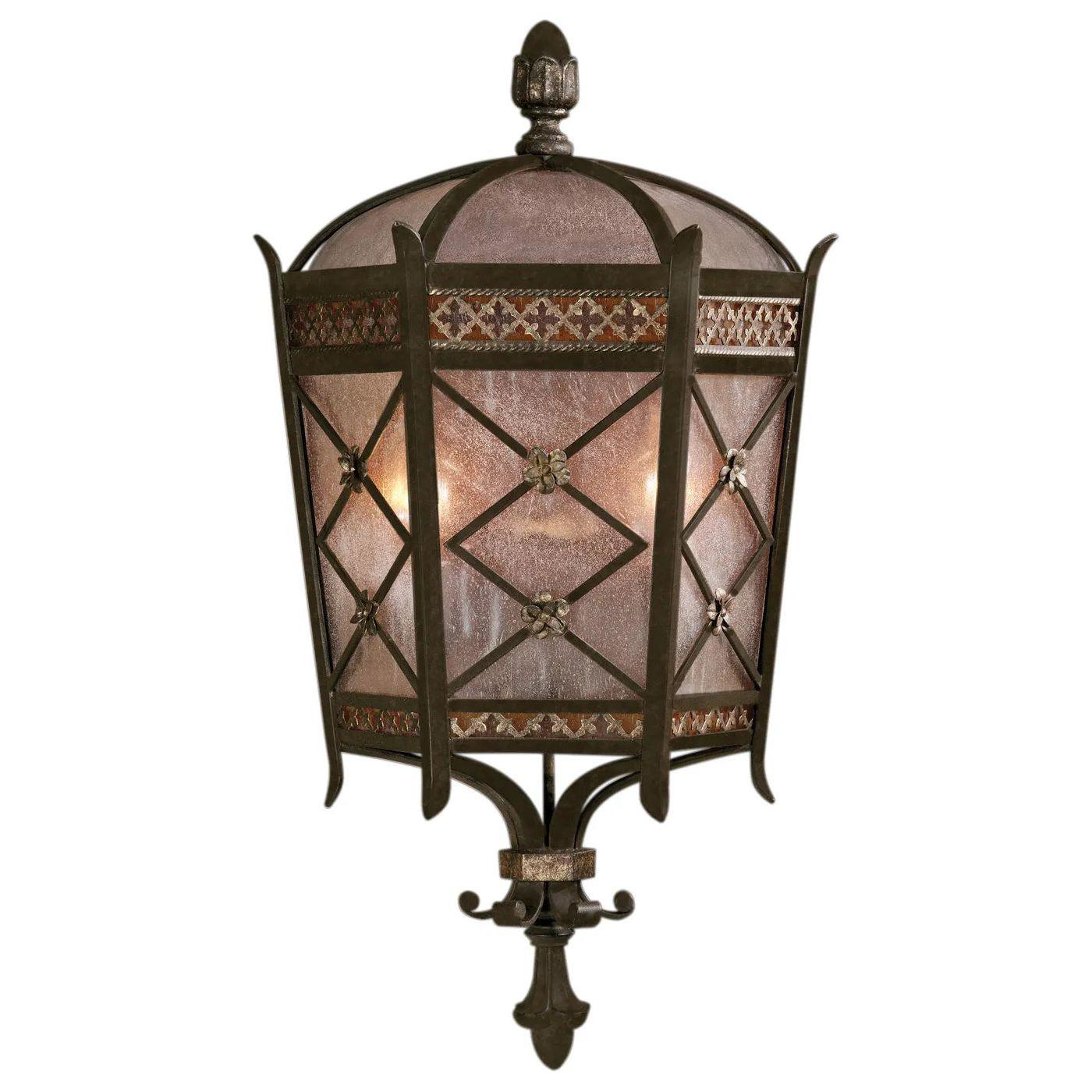 Fine Art Handcrafted Lighting - Chateau Outdoor 22-Inch Two Light Outdoor Coupe - 402781ST - Canada Light Shop