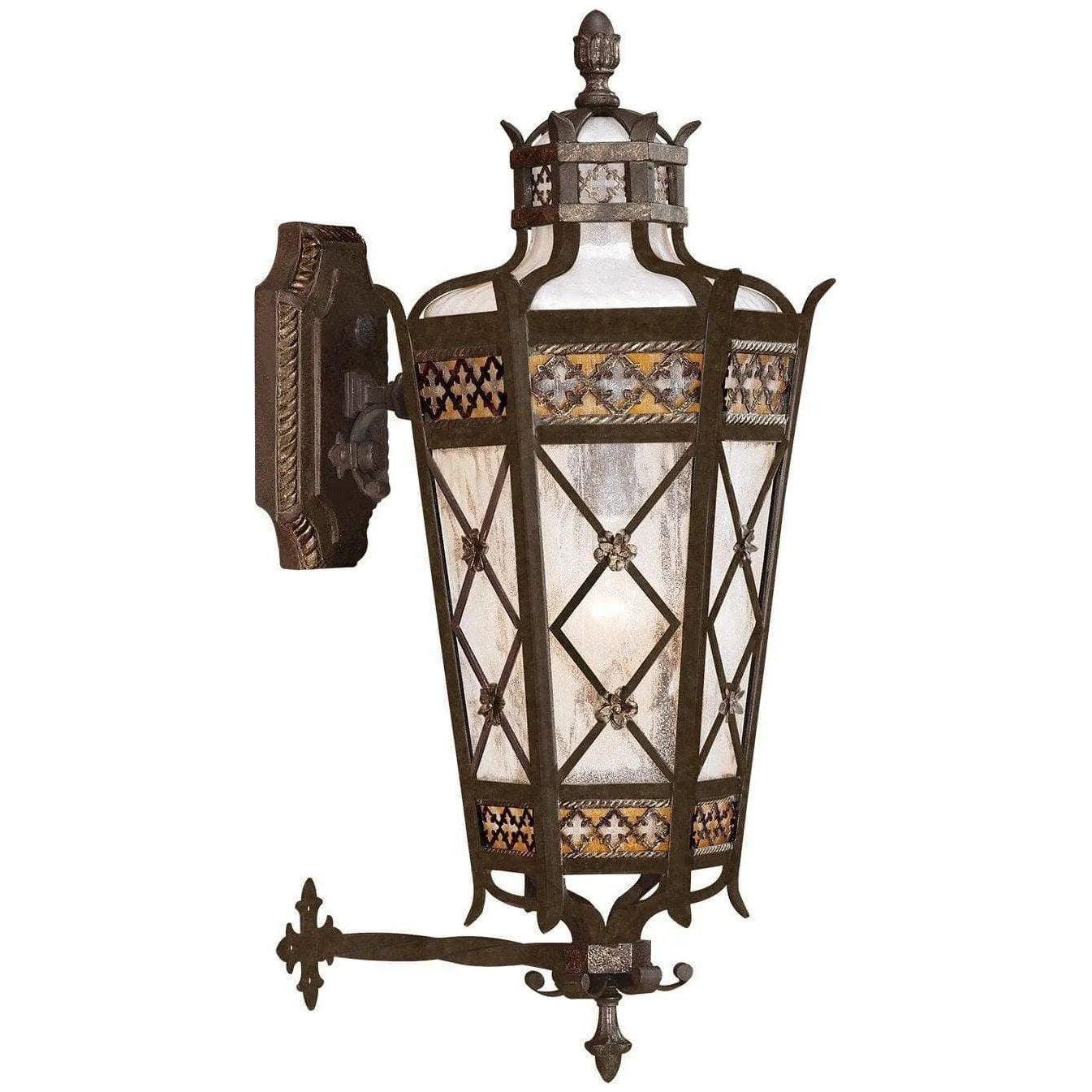 Fine Art Handcrafted Lighting - Chateau Outdoor 25-Inch One Light Outdoor Wall Mount - 404381ST - Canada Light Shop