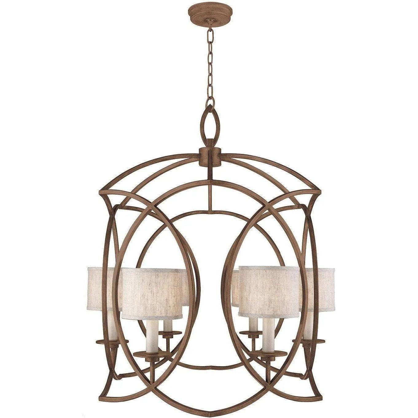 Fine Art Handcrafted Lighting - Cienfuegos 30-Inch Six Light Chandelier - 889840-11ST - Canada Light Shop