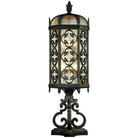 Fine Art Handcrafted Lighting - Costa del Sol 33-Inch Three Light Outdoor Pier Mount - 324980ST - Canada Light Shop