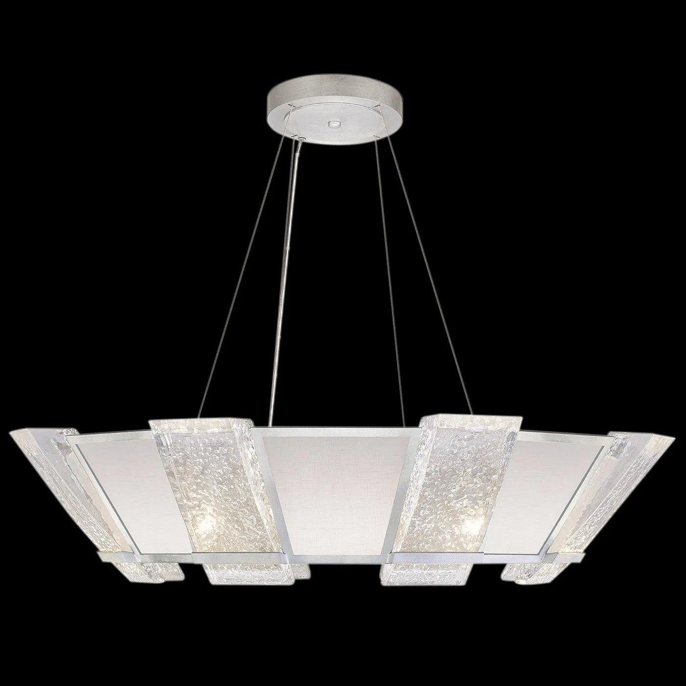 Fine Art Handcrafted Lighting - Crownstone 38-Inch 16 Light Pendant - 890640-11ST - Canada Light Shop