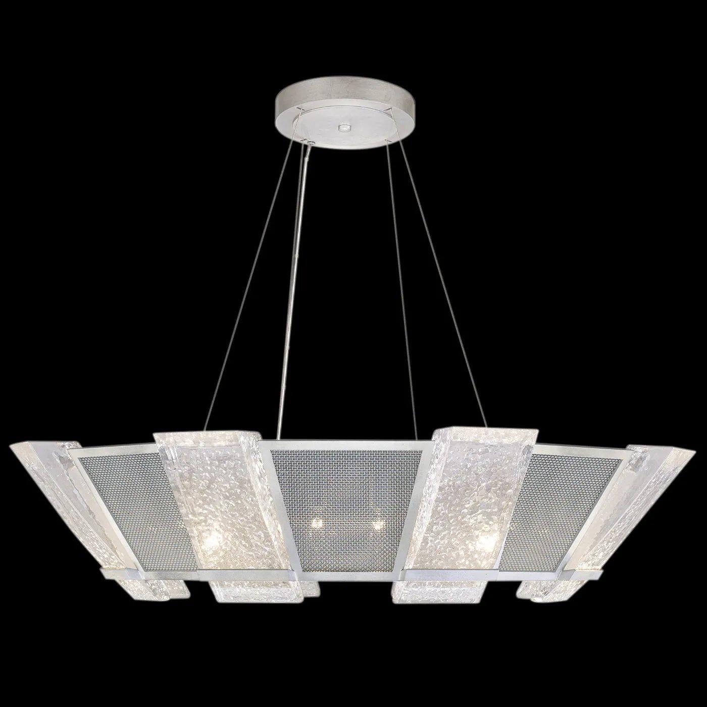 Fine Art Handcrafted Lighting - Crownstone 38-Inch 16 Light Pendant - 890640-11ST - Canada Light Shop