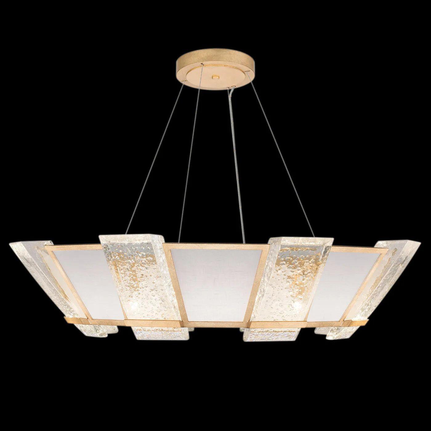 Fine Art Handcrafted Lighting - Crownstone 38-Inch 16 Light Pendant - 890640-11ST - Canada Light Shop