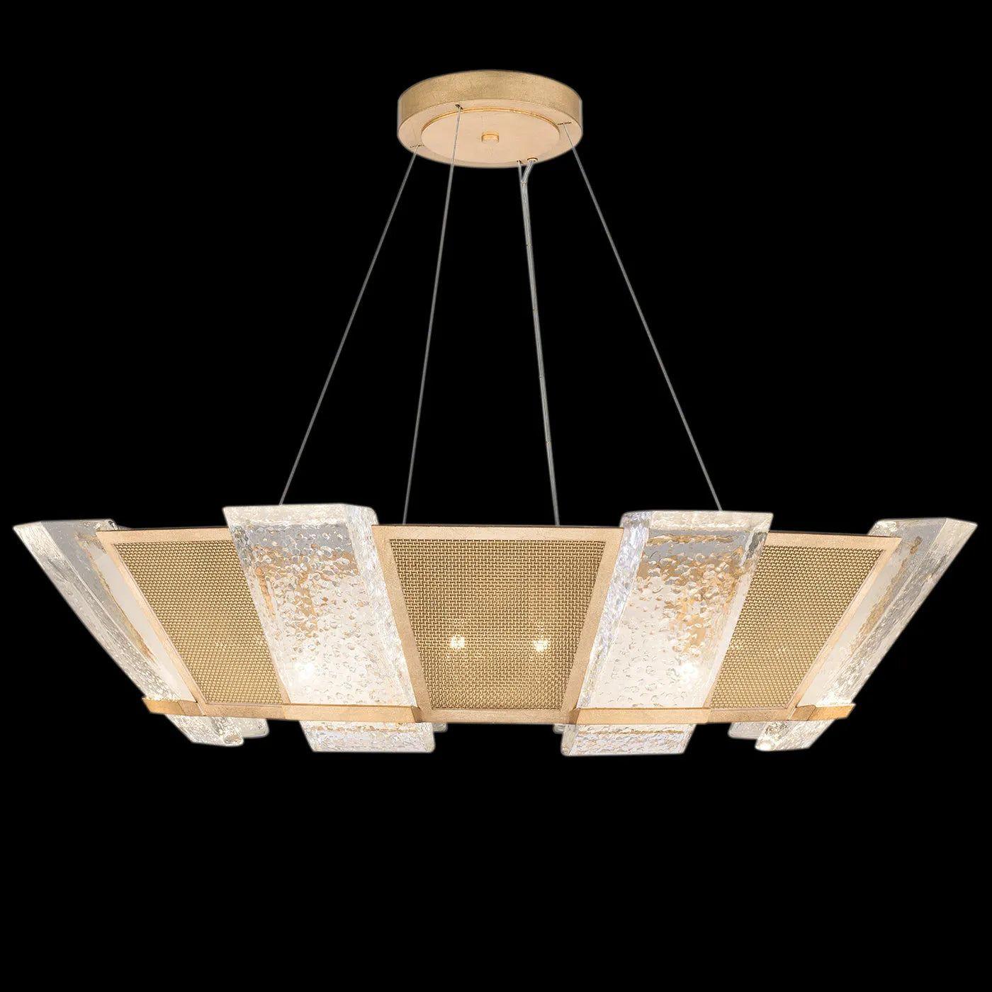 Fine Art Handcrafted Lighting - Crownstone 38-Inch 16 Light Pendant - 890640-11ST - Canada Light Shop
