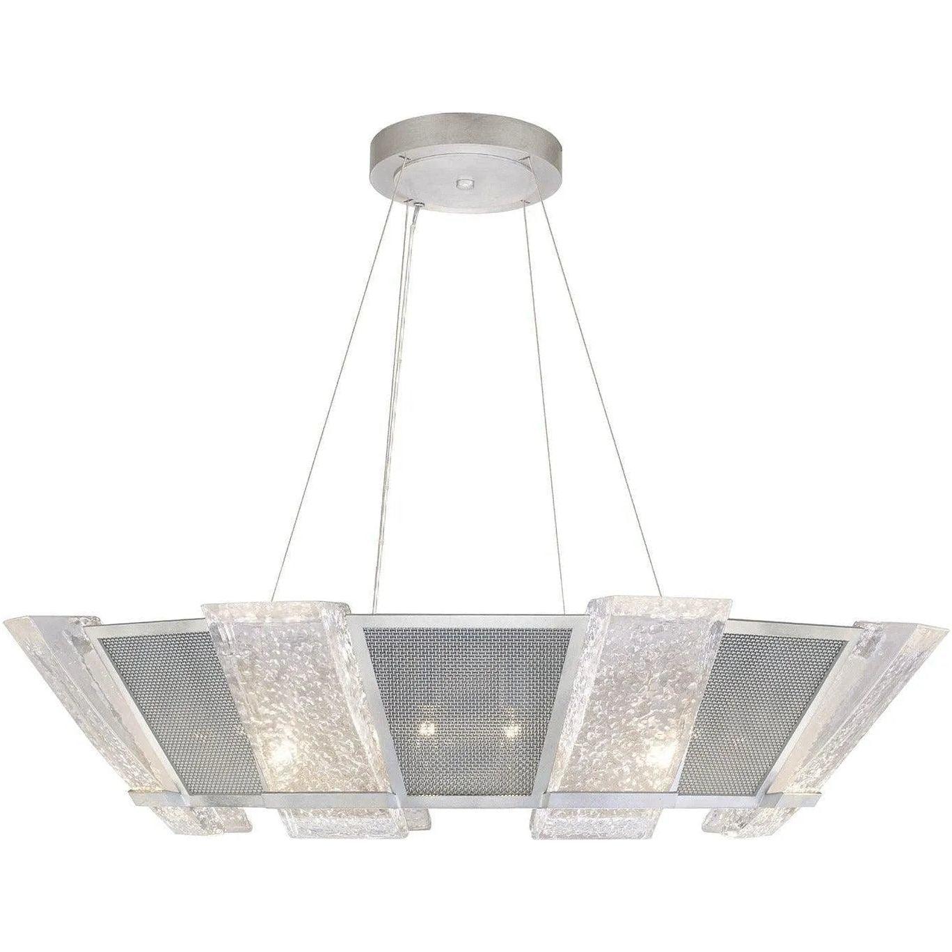Fine Art Handcrafted Lighting - Crownstone 38-Inch 16 Light Pendant - 890640-12ST - Canada Light Shop