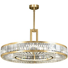 Fine Art Handcrafted Lighting - Crystal Enchantment 37-Inch Eight Light Pendant - 812040-2ST - Canada Light Shop
