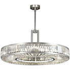 Fine Art Handcrafted Lighting - Crystal Enchantment 37-Inch Eight Light Pendant - 812040ST - Canada Light Shop