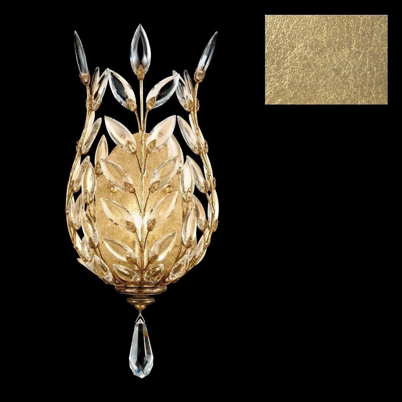Fine Art Handcrafted Lighting - Crystal Laurel 17-Inch One Light Wall Sconce - 759550-SF3 - Canada Light Shop