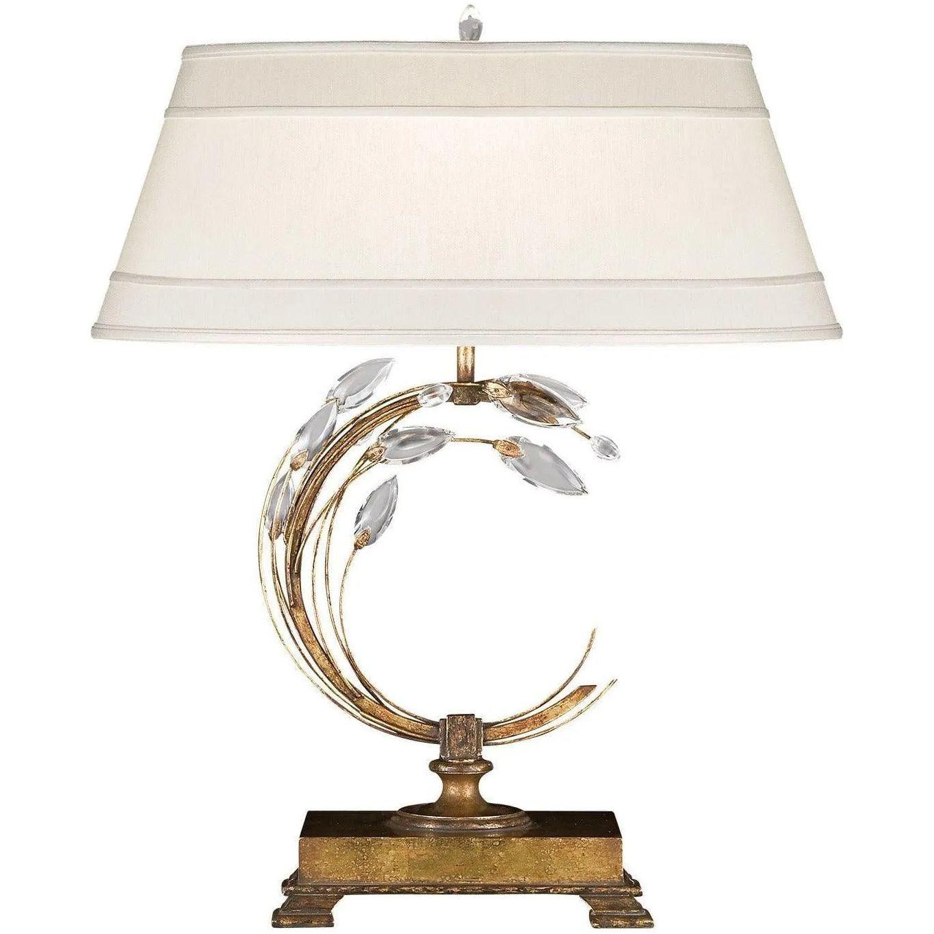 Fine Art Handcrafted Lighting - Crystal Laurel 31-Inch One Light Table Lamp - 773210ST - Canada Light Shop