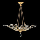 Fine Art Handcrafted Lighting - Crystal Laurel 35-Inch Four Light Pendant - 753640-SF3 - Canada Light Shop