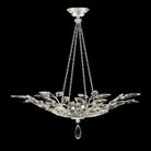 Fine Art Handcrafted Lighting - Crystal Laurel 35-Inch Four Light Pendant - 753640-SF4 - Canada Light Shop