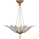 Fine Art Handcrafted Lighting - Crystal Laurel 35-Inch Four Light Pendant - 776340ST - Canada Light Shop