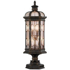 Fine Art Handcrafted Lighting - Devonshire 35-Inch Four Light Outdoor Pier Mount - 414483-1ST - Canada Light Shop