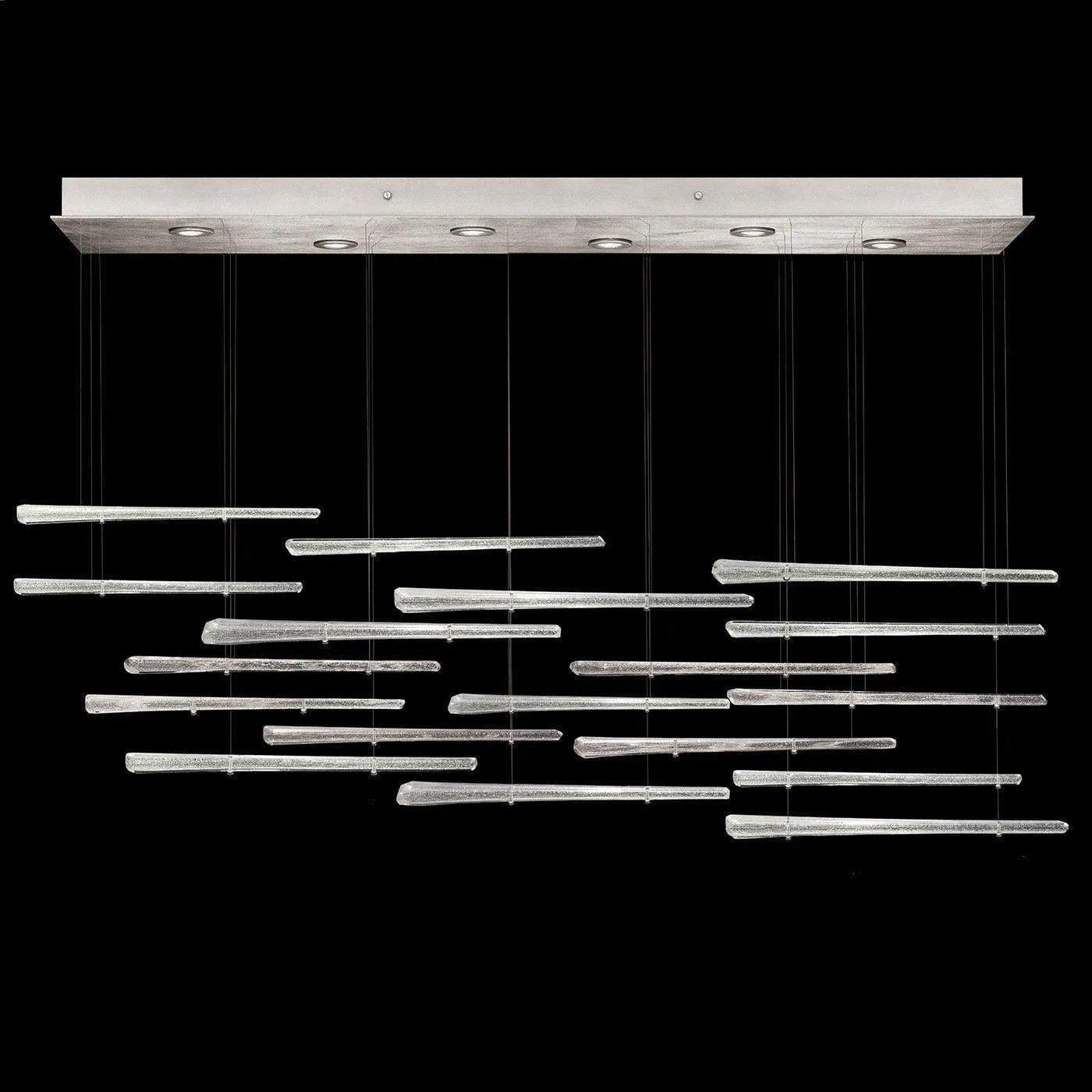 Fine Art Handcrafted Lighting - Elevate 51-Inch Six Light Pendant - 895140-131ST - Canada Light Shop