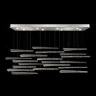 Fine Art Handcrafted Lighting - Elevate 54-Inch Eight Light Pendant - 894840-142ST - Canada Light Shop