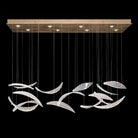 Fine Art Handcrafted Lighting - Elevate 54-Inch Eight Light Pendant - 894840-212ST - Canada Light Shop
