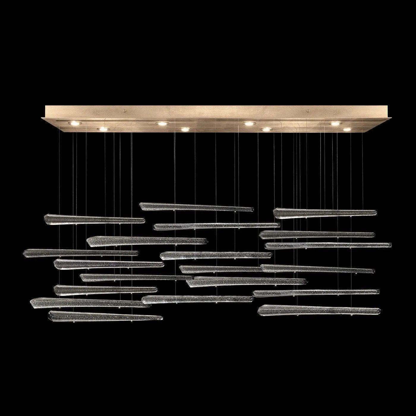 Fine Art Handcrafted Lighting - Elevate 62-Inch Eight Light Pendant - 894840-132ST - Canada Light Shop