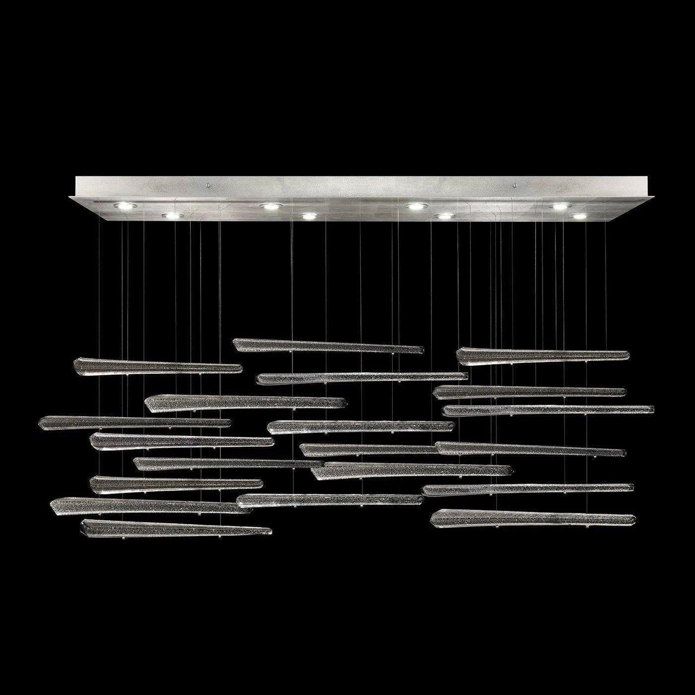 Fine Art Handcrafted Lighting - Elevate 62-Inch Eight Light Pendant - 894840-132ST - Canada Light Shop
