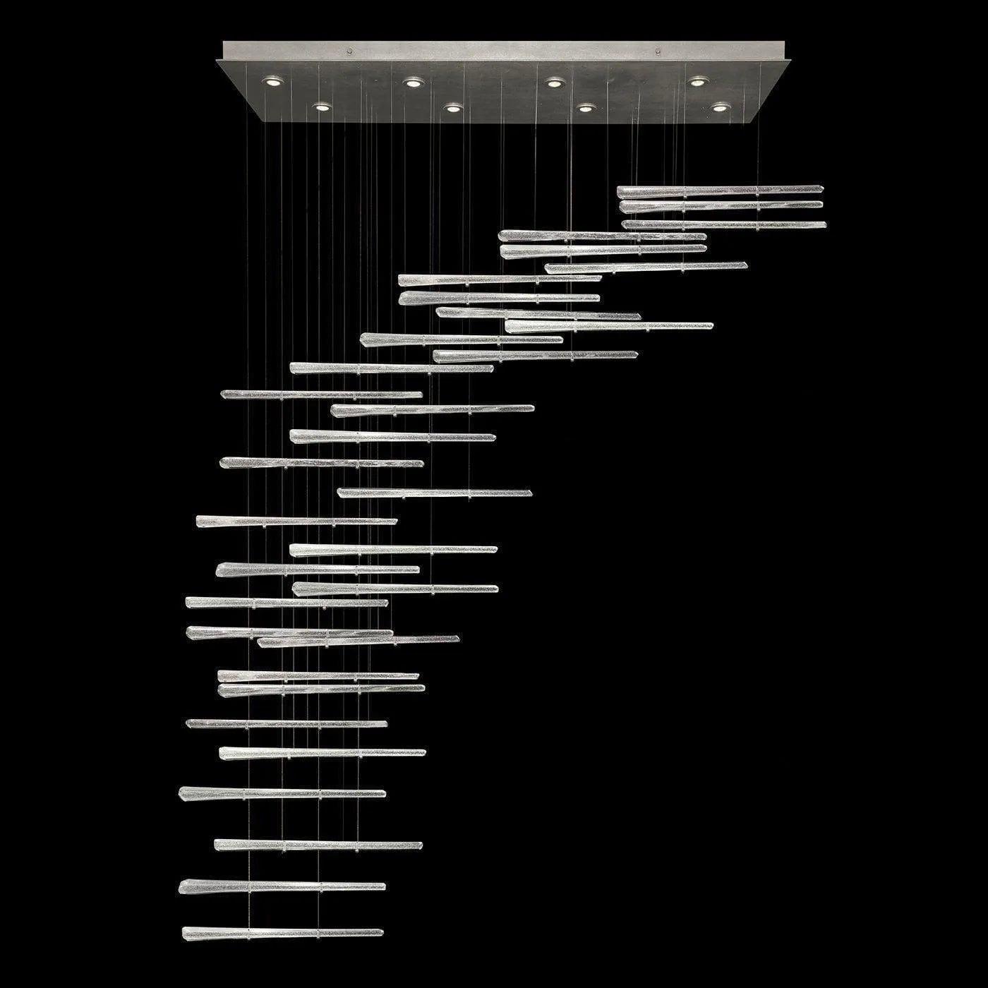 Fine Art Handcrafted Lighting - Elevate 62-Inch Eight Light Pendant - 894840-132ST - Canada Light Shop