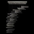Fine Art Handcrafted Lighting - Elevate 62-Inch Eight Light Pendant - 894840-142ST - Canada Light Shop