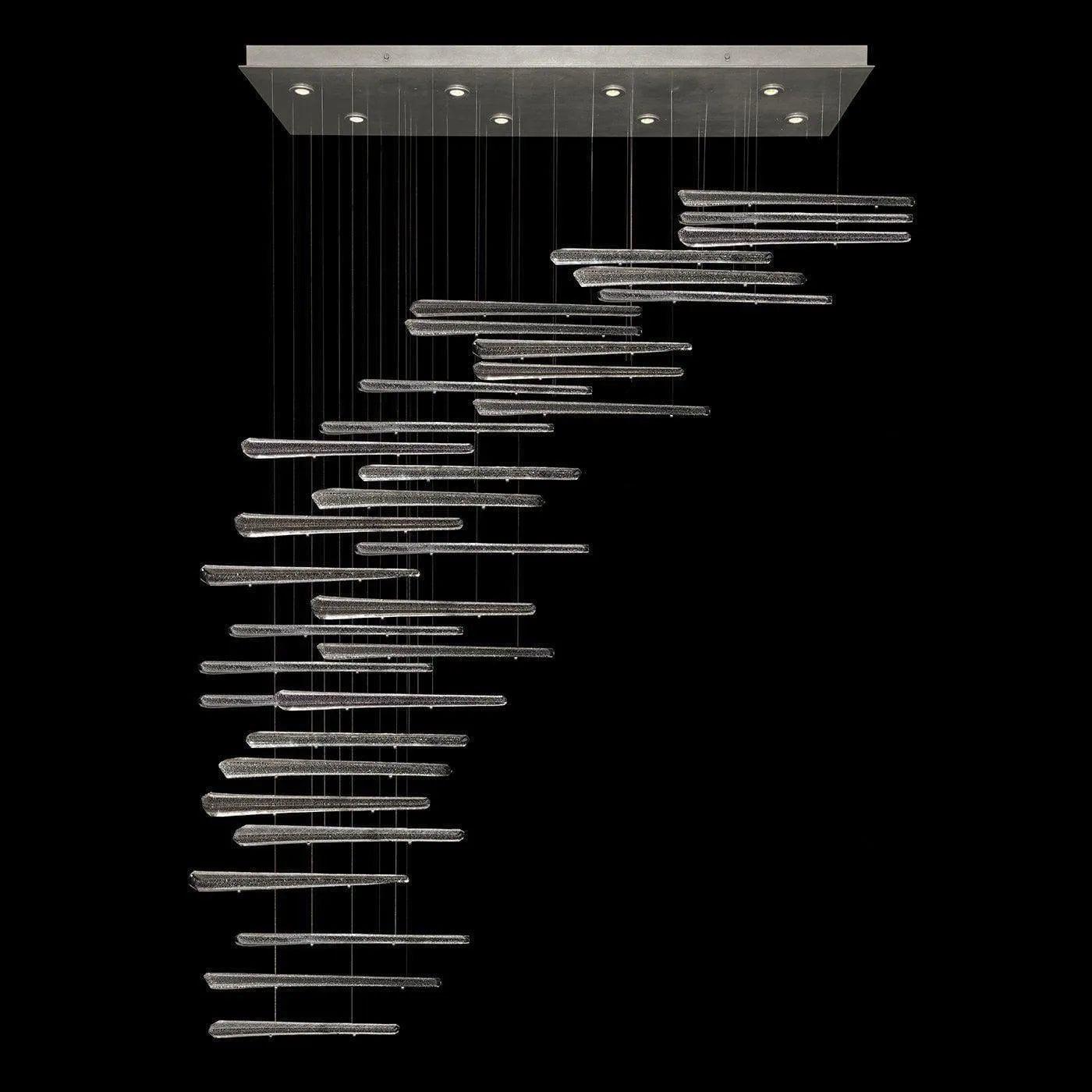 Fine Art Handcrafted Lighting - Elevate 62-Inch Eight Light Pendant - 894840-142ST - Canada Light Shop