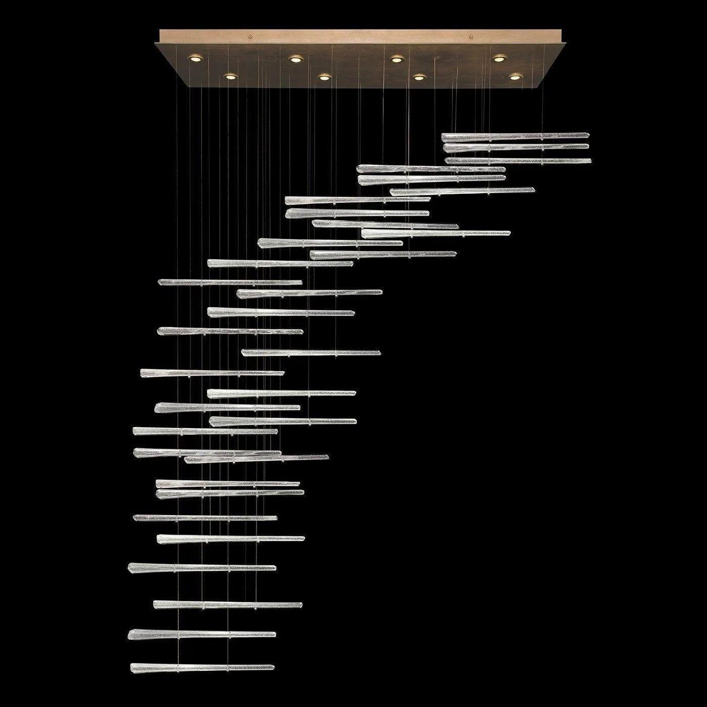 Fine Art Handcrafted Lighting - Elevate 62-Inch Eight Light Pendant - 894840-232ST - Canada Light Shop