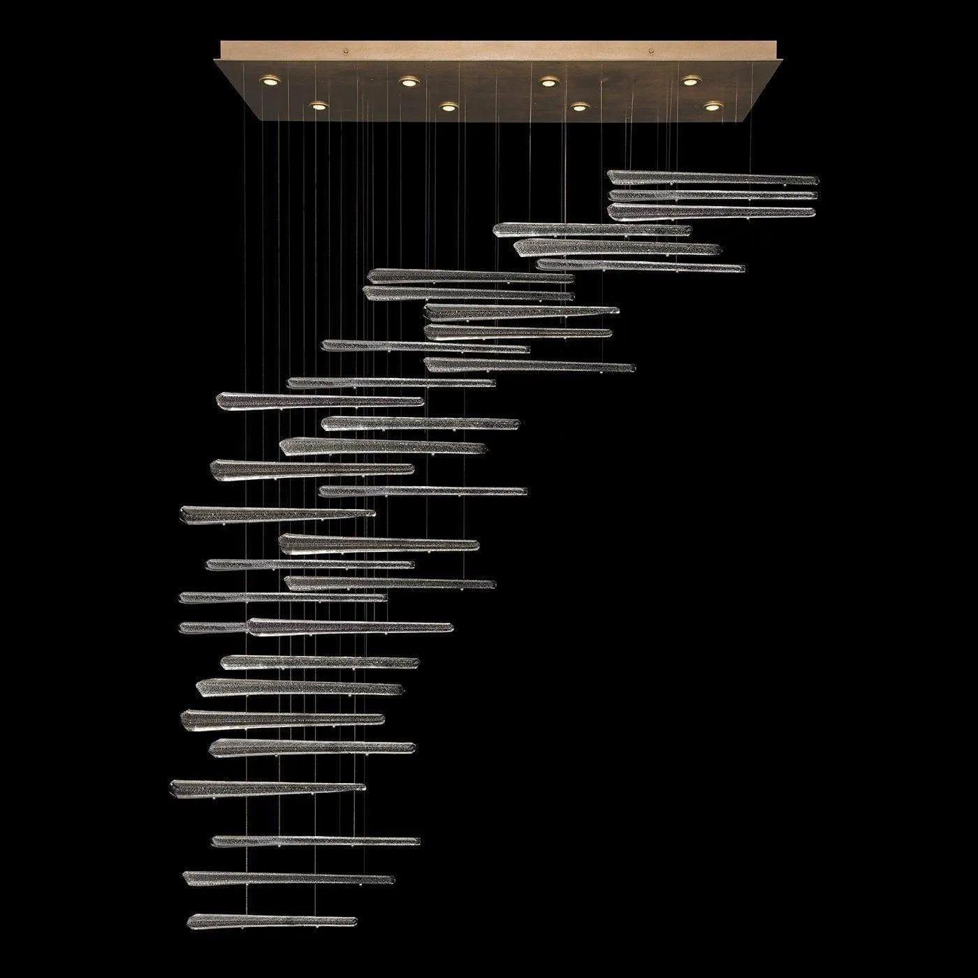 Fine Art Handcrafted Lighting - Elevate 62-Inch Eight Light Pendant - 894840-242ST - Canada Light Shop