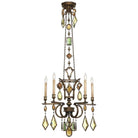 Fine Art Handcrafted Lighting - Encased Gems 27-Inch Five Light Chandelier - 708340-1ST - Canada Light Shop