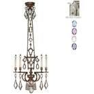 Fine Art Handcrafted Lighting - Encased Gems 27-Inch Five Light Chandelier - 719440-1ST - Canada Light Shop