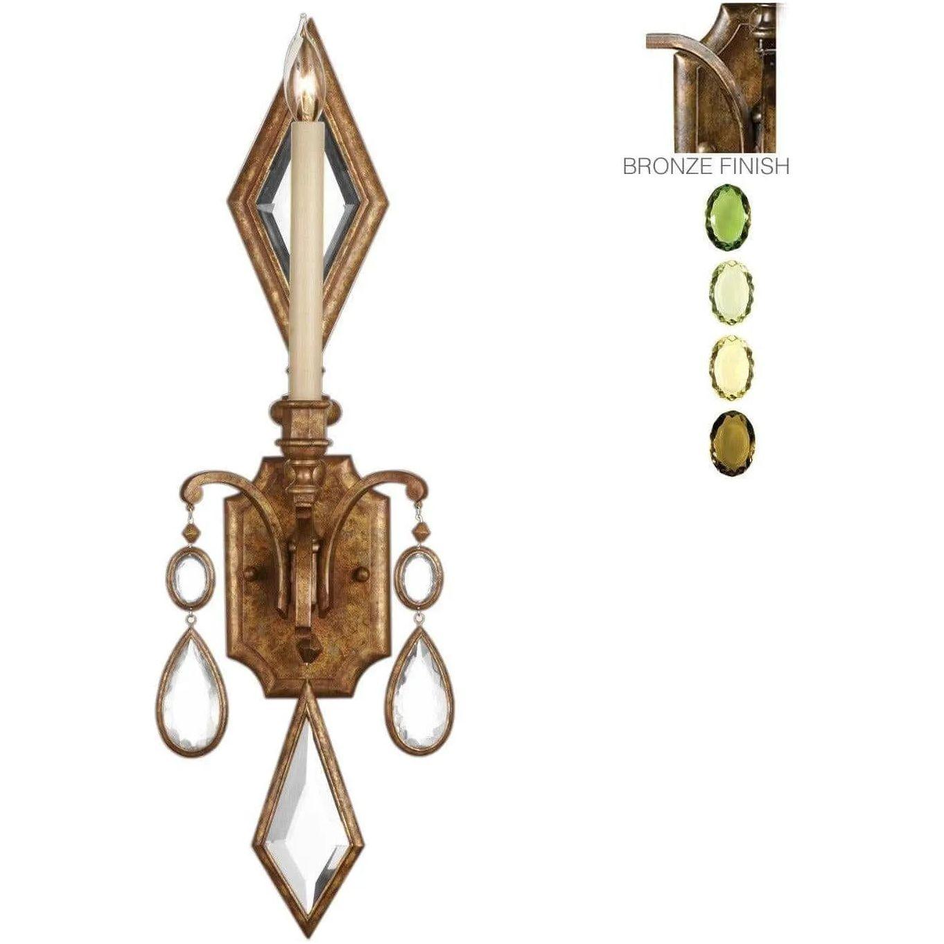 Fine Art Handcrafted Lighting - Encased Gems 29-Inch One Light Wall Sconce - 717850-1ST - Canada Light Shop