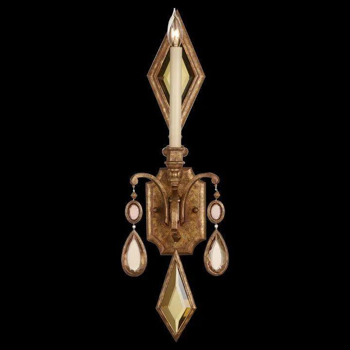 Fine Art Handcrafted Lighting - Encased Gems 29-Inch One Light Wall Sconce - 717850-1ST - Canada Light Shop