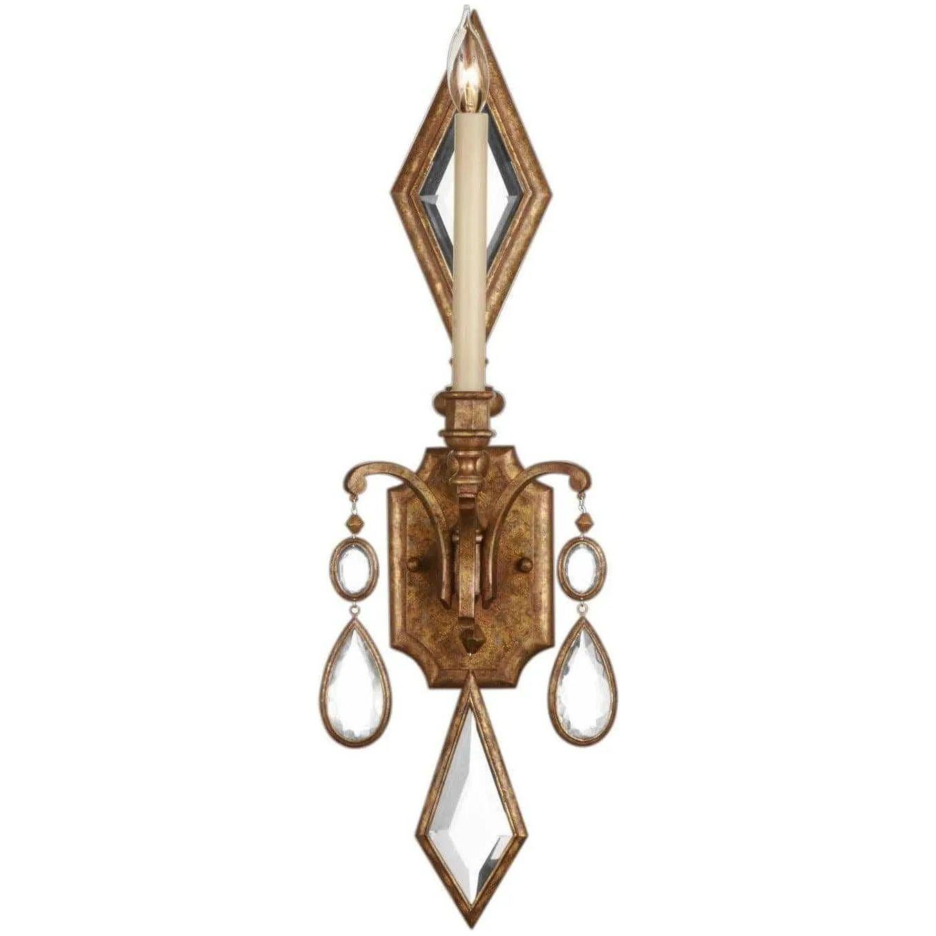 Fine Art Handcrafted Lighting - Encased Gems 29-Inch One Light Wall Sconce - 728850-3ST - Canada Light Shop