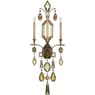 Fine Art Handcrafted Lighting - Encased Gems 49-Inch Three Light Wall Sconce - 710450-1ST - Canada Light Shop