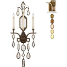 Fine Art Handcrafted Lighting - Encased Gems 49-Inch Three Light Wall Sconce - 727050-1ST - Canada Light Shop