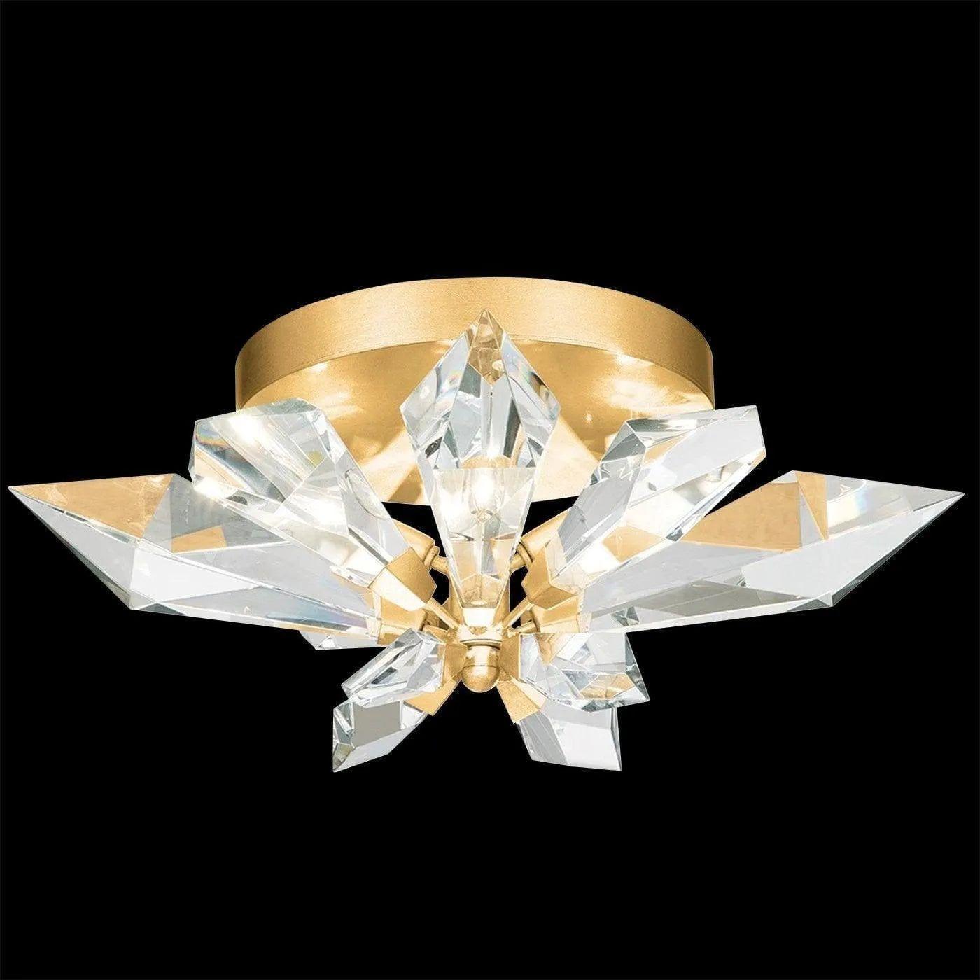 Fine Art Handcrafted Lighting - Foret 24-Inch Four Light Flush Mount - 901840-2ST - Canada Light Shop