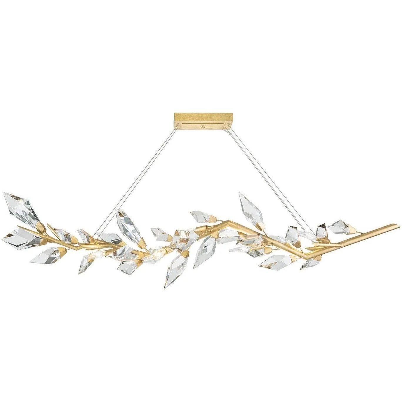 Fine Art Handcrafted Lighting - Foret 63-Inch Seven Light Pendant - 902440-2ST - Canada Light Shop