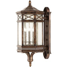 Fine Art Handcrafted Lighting - Holland Park 34-Inch Three Light Outdoor Wall Mount - 837681ST - Canada Light Shop