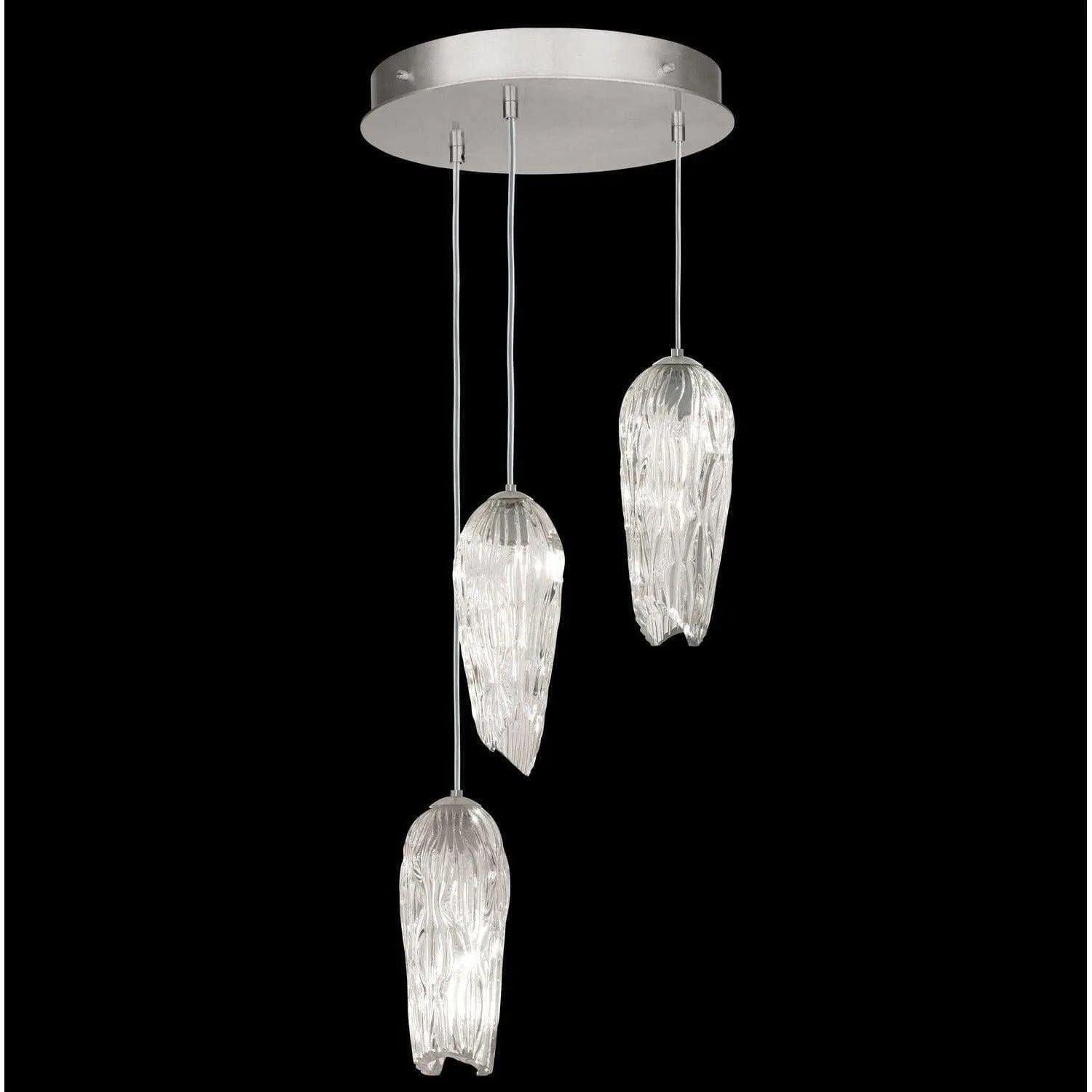 Fine Art Handcrafted Lighting - Las Olas 17-Inch Three Light Pendant - 911840-1ST - Canada Light Shop