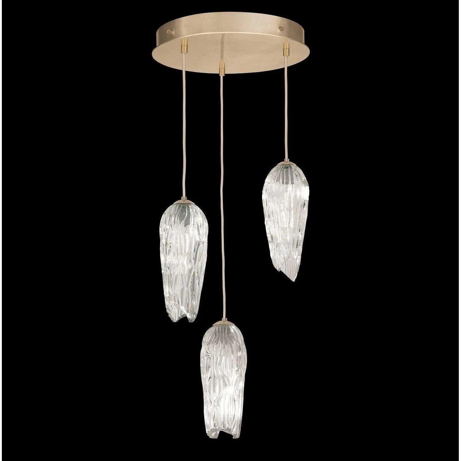 Fine Art Handcrafted Lighting - Las Olas 17-Inch Three Light Pendant - 911840-2ST - Canada Light Shop