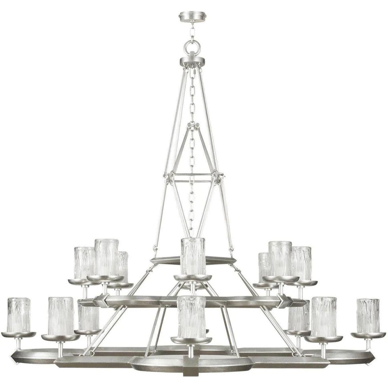Fine Art Handcrafted Lighting - Liaison 58-Inch 16 Light Chandelier - 860540-2ST - Canada Light Shop