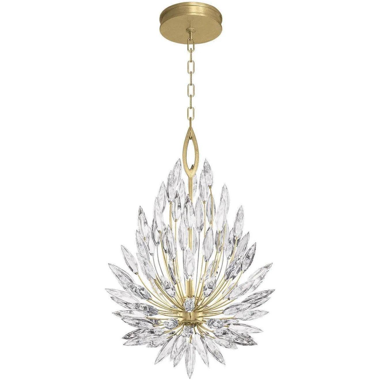 Fine Art Handcrafted Lighting - Lily Buds 19-Inch Three Light Chandelier - 881640-1ST - Canada Light Shop