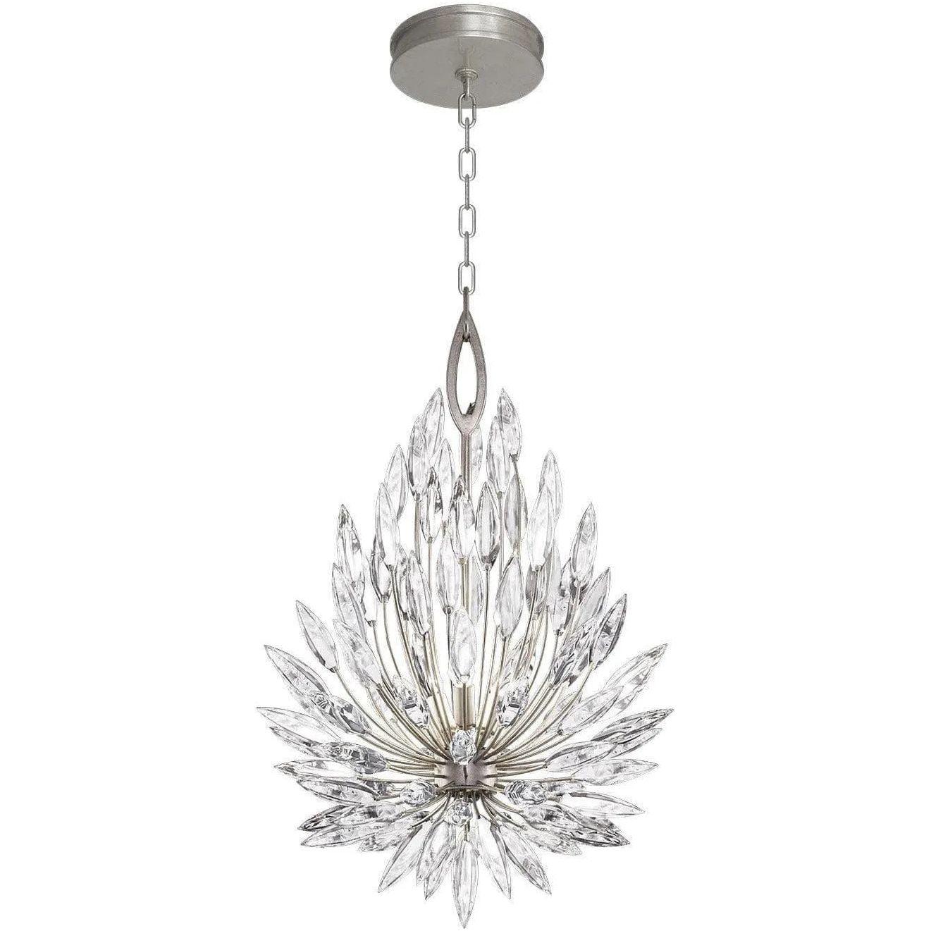 Fine Art Handcrafted Lighting - Lily Buds 19-Inch Three Light Chandelier - 881640ST - Canada Light Shop