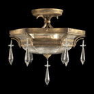 Fine Art Handcrafted Lighting - Monte Carlo 21-Inch Three Light Semi-Flush Mount - 569840ST - Canada Light Shop