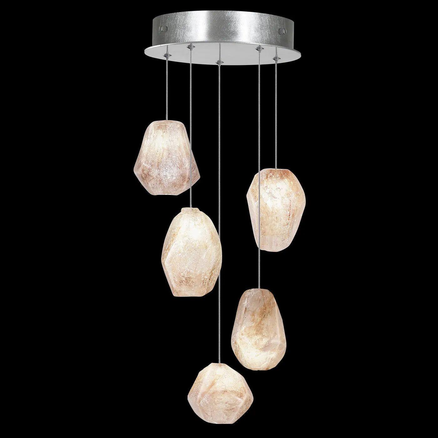 Fine Art Handcrafted Lighting - Natural Inspirations 12-Inch Five Light Pendant - 852440-102LD - Canada Light Shop