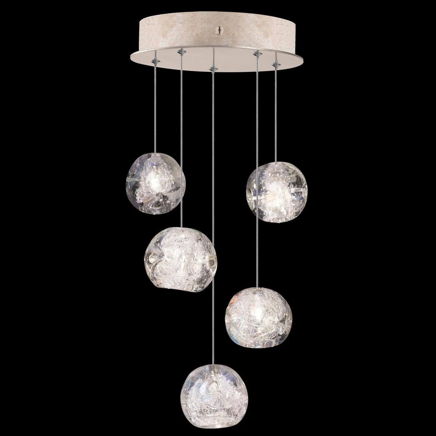 Fine Art Handcrafted Lighting - Natural Inspirations 12-Inch Five Light Pendant - 852440-102LD - Canada Light Shop