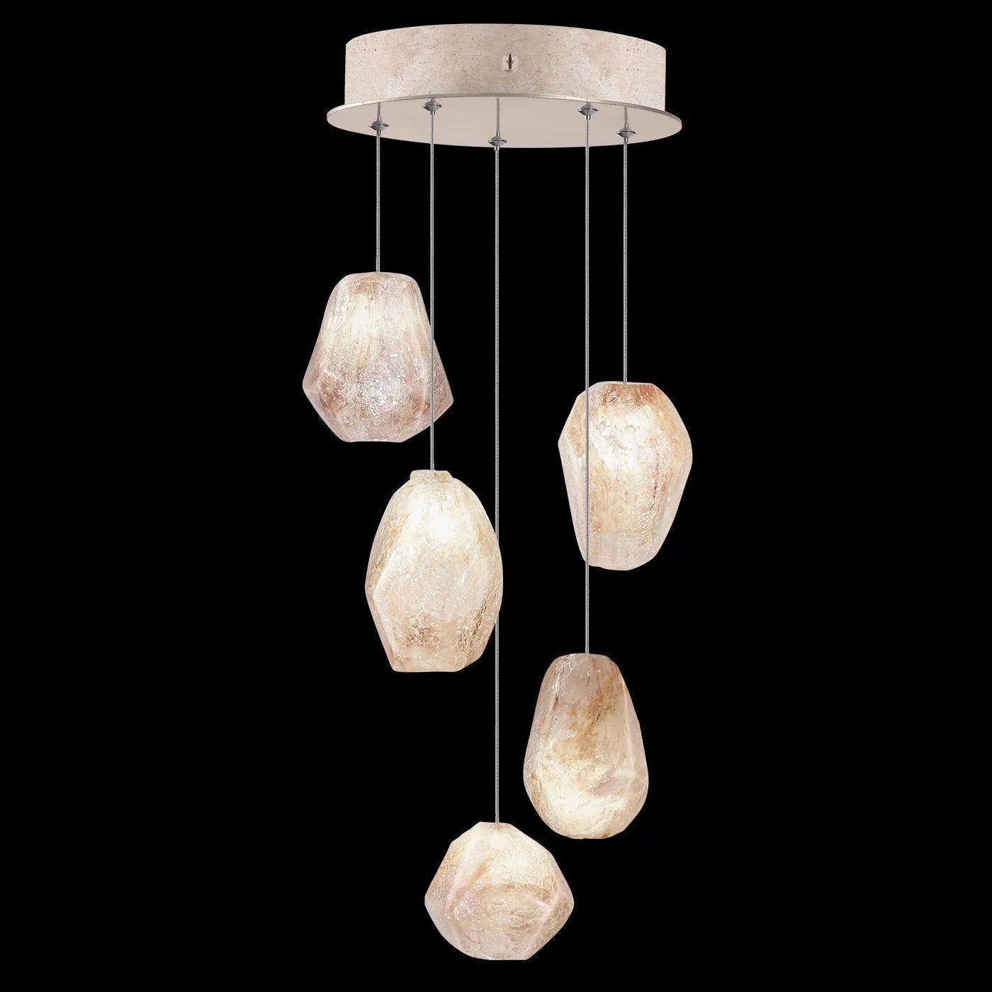 Fine Art Handcrafted Lighting - Natural Inspirations 12-Inch Five Light Pendant - 852440-102LD - Canada Light Shop