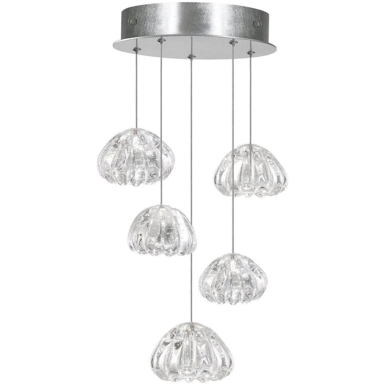 Fine Art Handcrafted Lighting - Natural Inspirations 12-Inch Five Light Pendant - 852440-107LD - Canada Light Shop