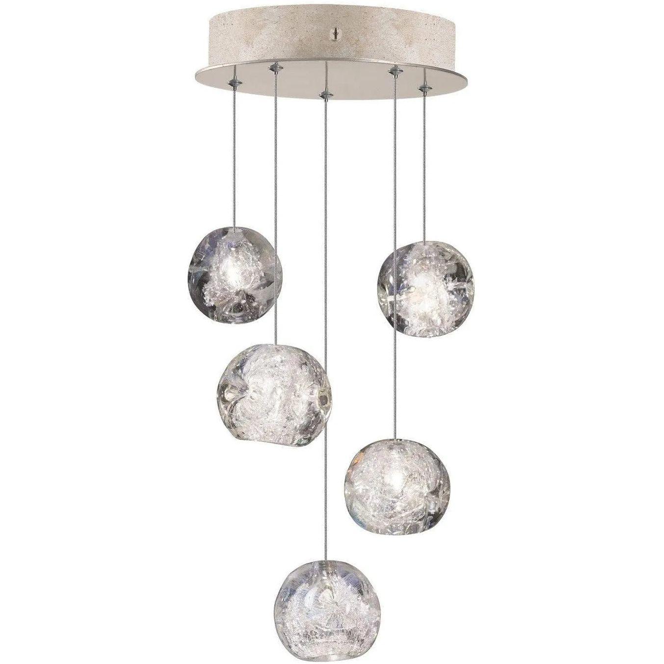 Fine Art Handcrafted Lighting - Natural Inspirations 12-Inch Five Light Pendant - 852440-206LD - Canada Light Shop