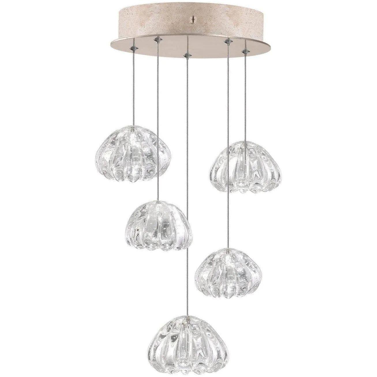 Fine Art Handcrafted Lighting - Natural Inspirations 12-Inch Five Light Pendant - 852440-207LD - Canada Light Shop