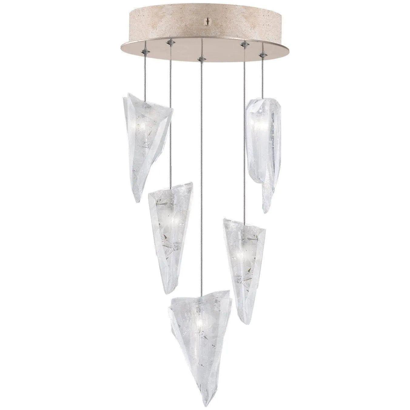 Fine Art Handcrafted Lighting - Natural Inspirations 12-Inch Five Light Pendant - 852440-208LD - Canada Light Shop